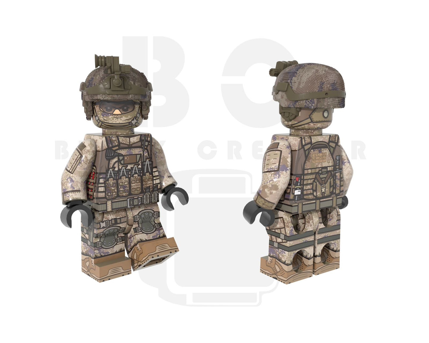 BrickCreator | PLA Modern Infantry Desert Camo