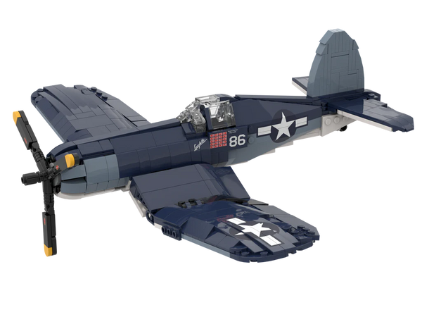 BrickVeteran| F4U-1A VMF-214 – War Brick Headquarter