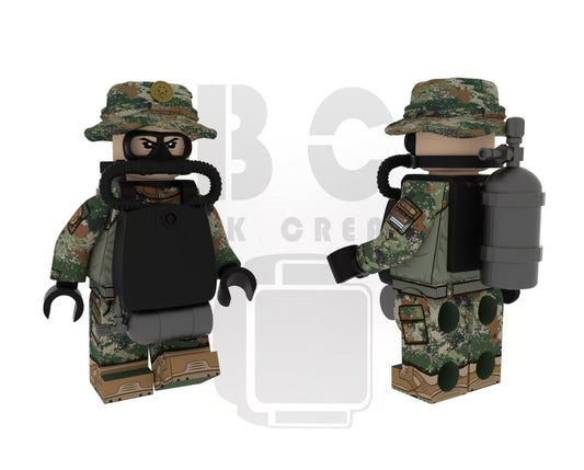 Brick Creator | PLA Marine Combat Diver