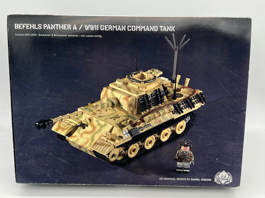 Brickmania | Befehls Panther A Commander Tank with extra Fig (Built Once, Read description!)*