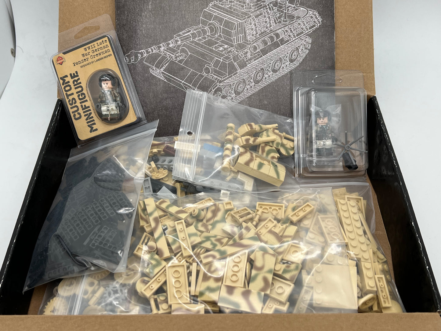 Brickmania | Befehls Panther A Commander Tank with extra Fig (Built Once, Read description!)*