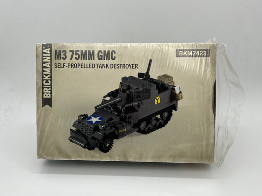 Brickmania | M3 75mm GMC with 1 extra crew (Built Once, Read description!)*