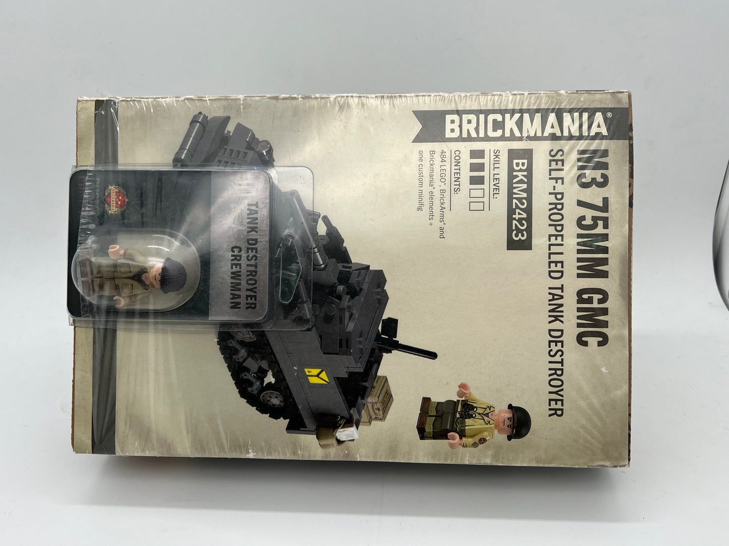 Brickmania | M3 75mm GMC with 1 extra crew (Built Once, Read description!)*