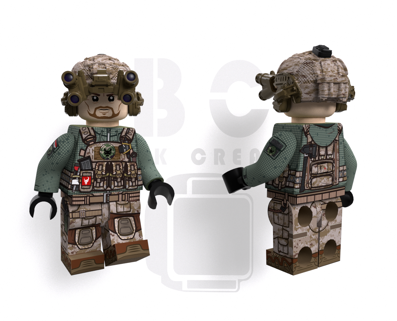 Brick Creator | US Navy Seal DNC AOR1