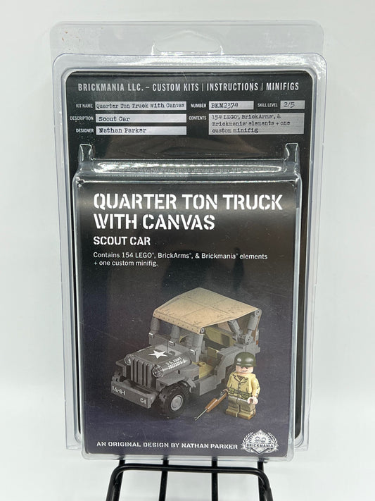 Brickmania | Quarter Ton Truck with Canvas