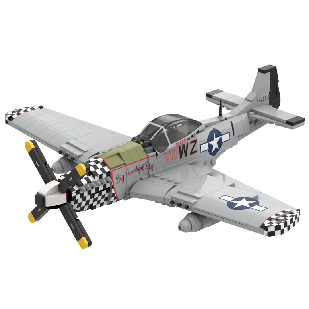 Plane Bricks | P-51D Mustang Kit