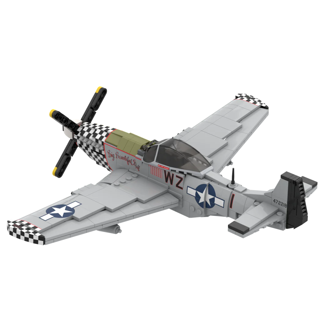 Plane Bricks | P-51D Mustang Kit