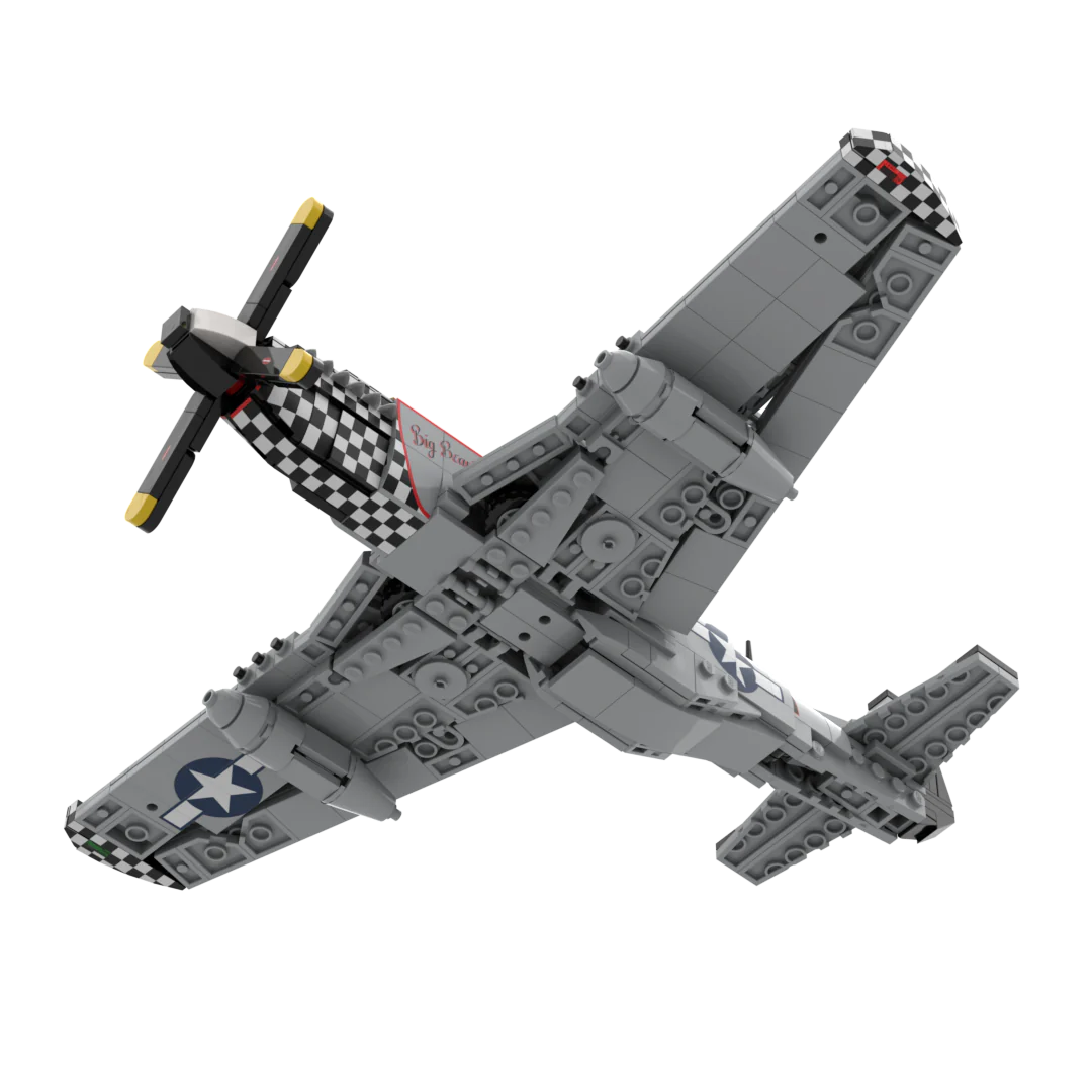 Plane Bricks | P-51D Mustang Kit