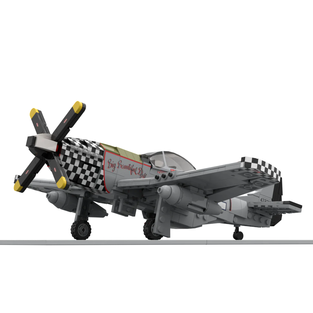 Plane Bricks | P-51D Mustang Kit