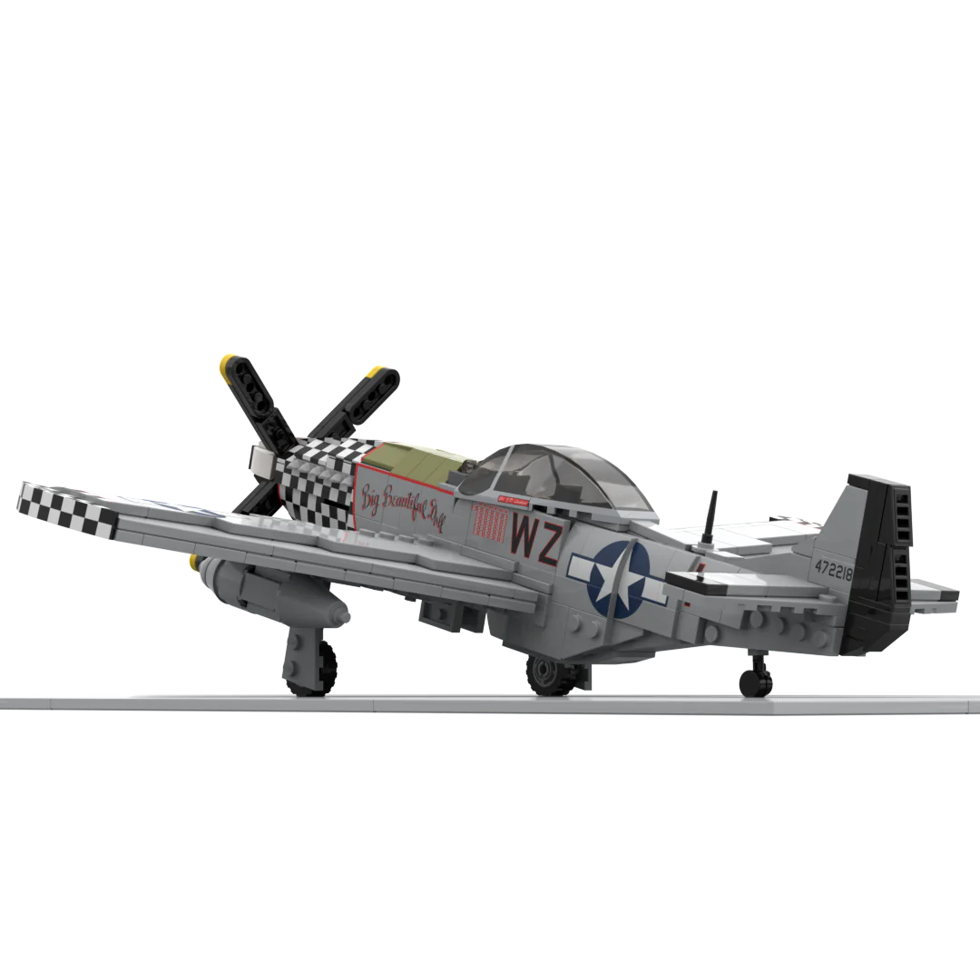 Plane Bricks | P-51D Mustang Kit