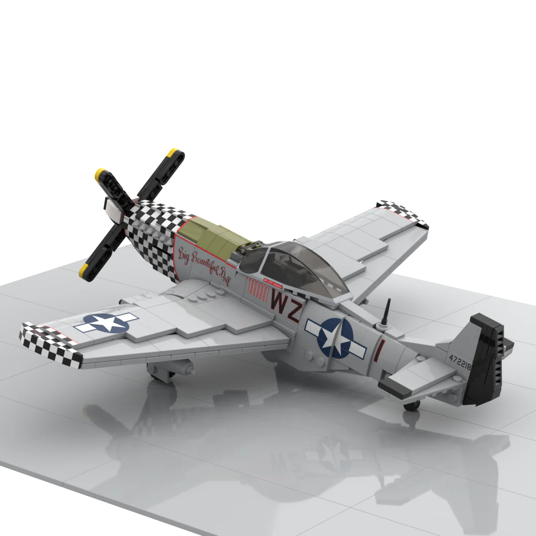 Plane Bricks | P-51D Mustang Kit