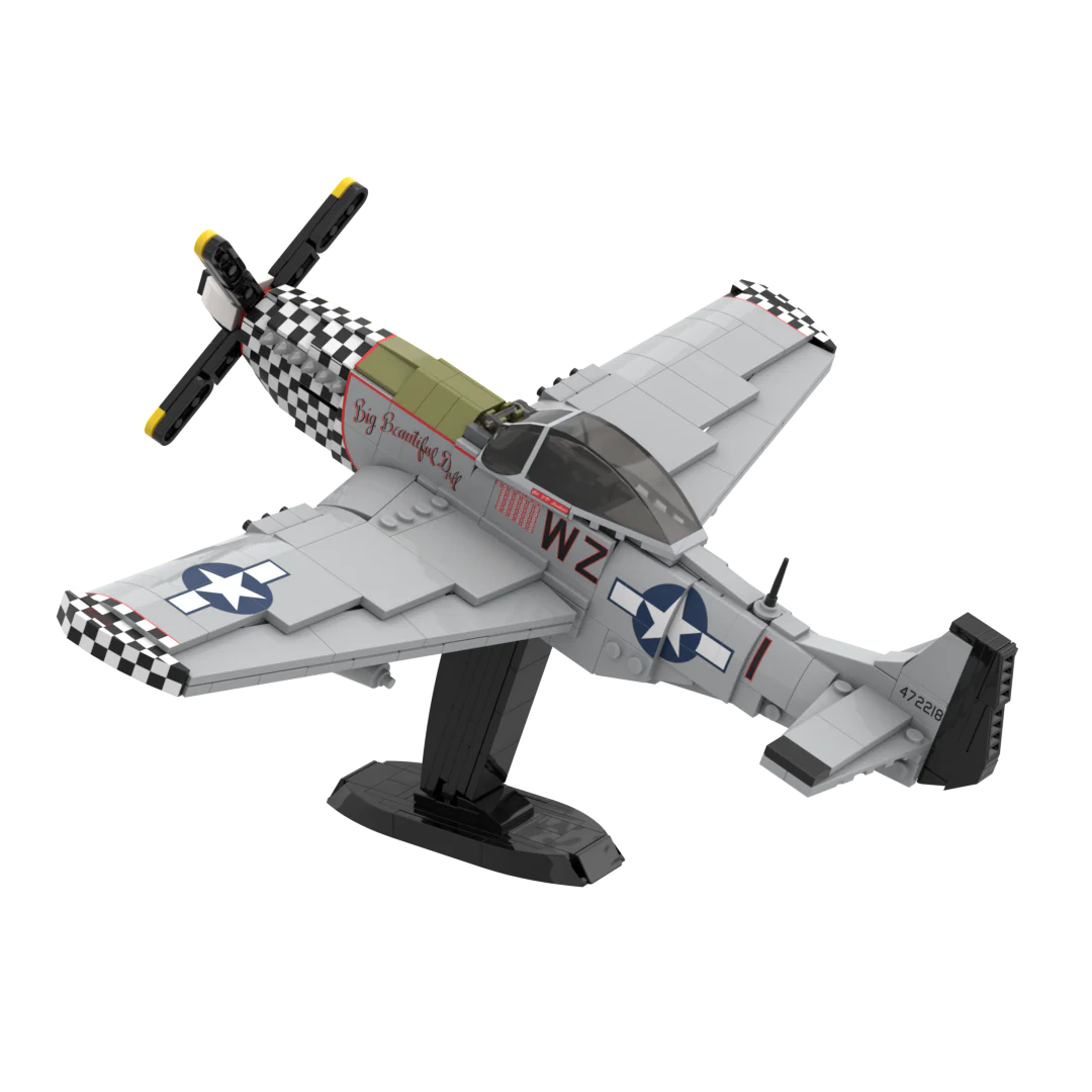 Plane Bricks | P-51D Mustang Kit