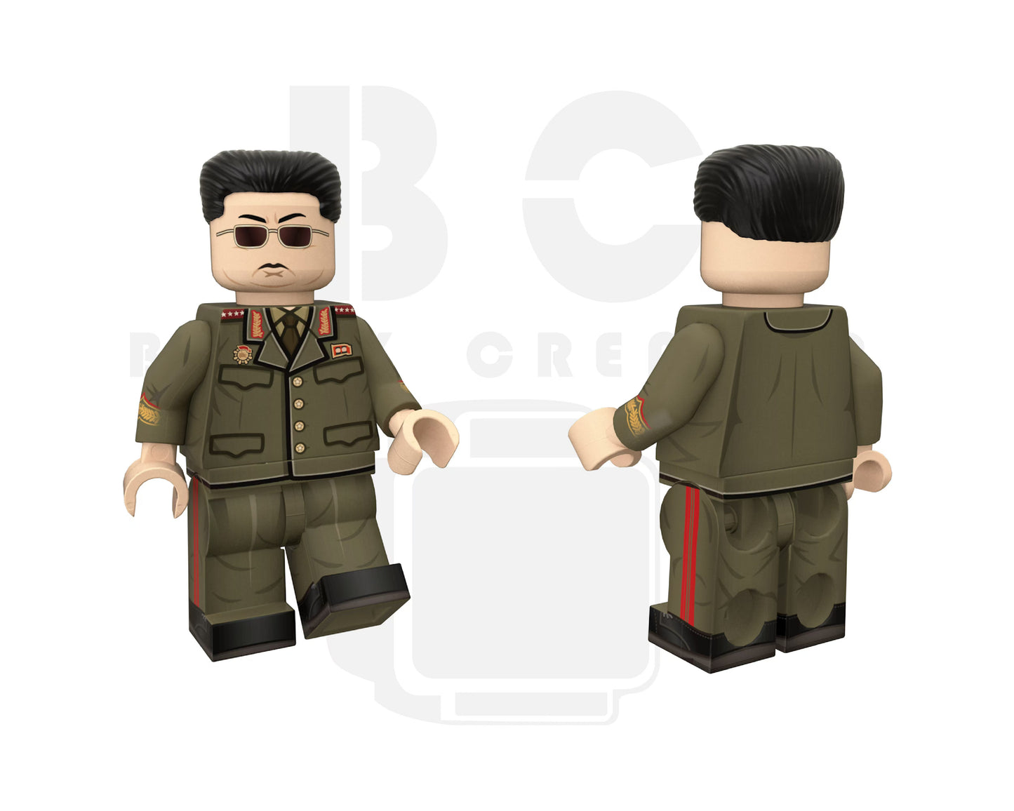 Brick Creator | Nuclear Dictator in Military Uniform