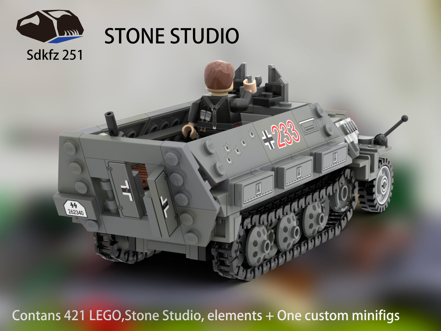 StoneStudio|Sd.Kfz 251 Half Track set