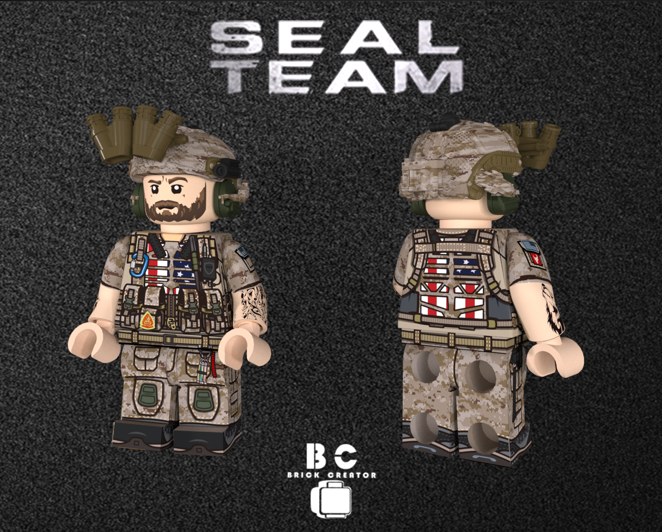 Brick Rtf Team Brick Creator | Seal Team Operator AOR1 2025 – War Brick Headquarter