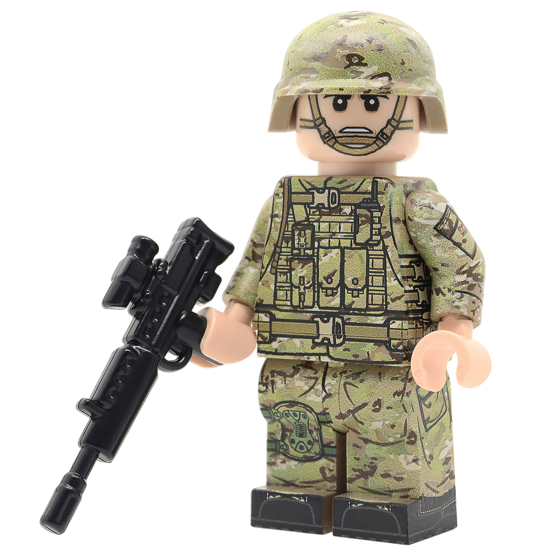 United Bricks Modern British Army Soldier War Brick Headquarter